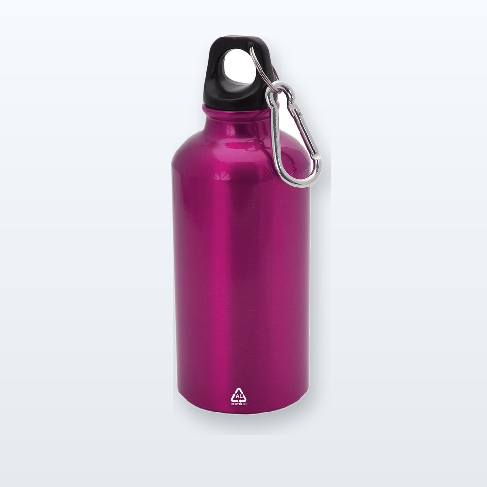 Borraccia in alluminio riciclato - fucsia