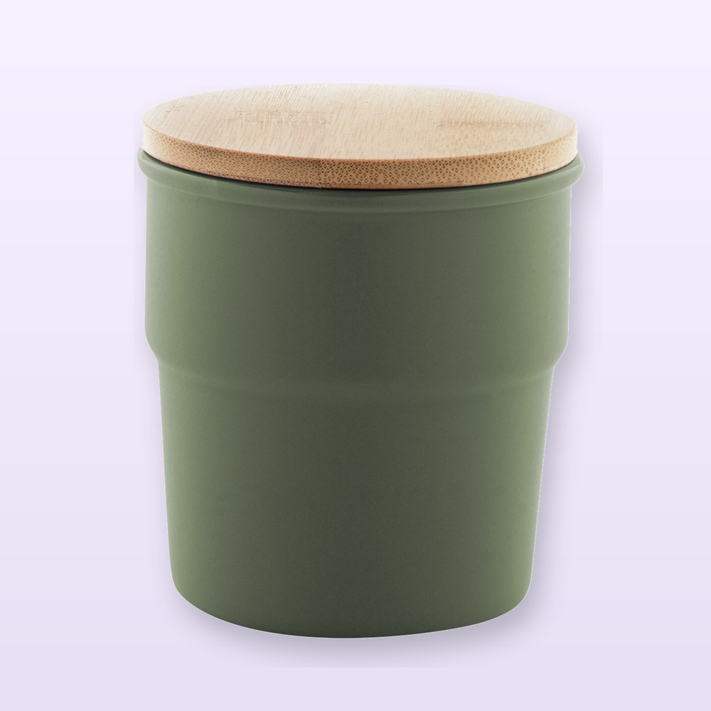 Bicchiere in ceramica - verde