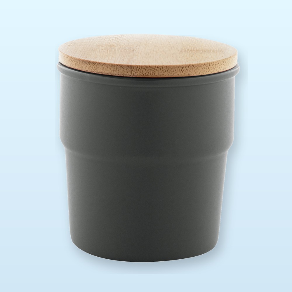 Bicchiere in ceramica - grigio