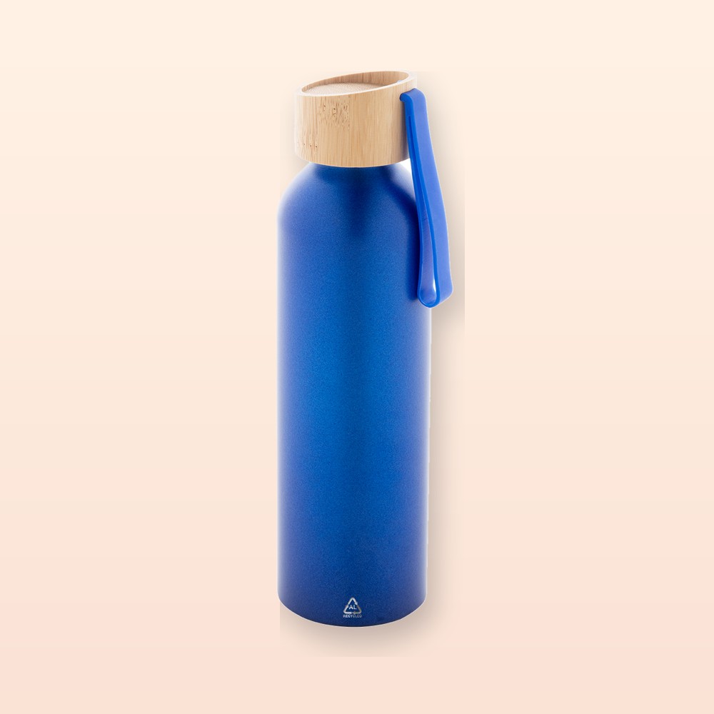 Borraccia in alluminio riciclato - blu