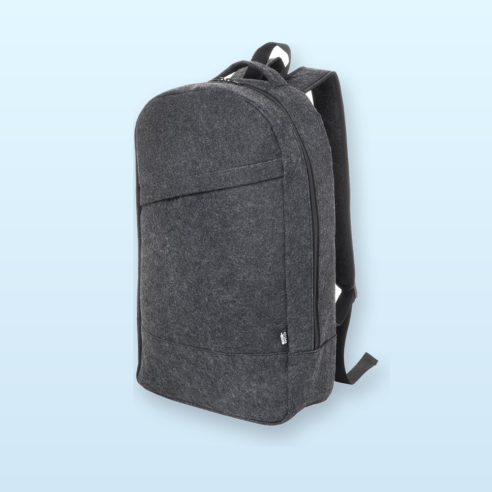 Zaino in Feltro RPET - grigio scuro