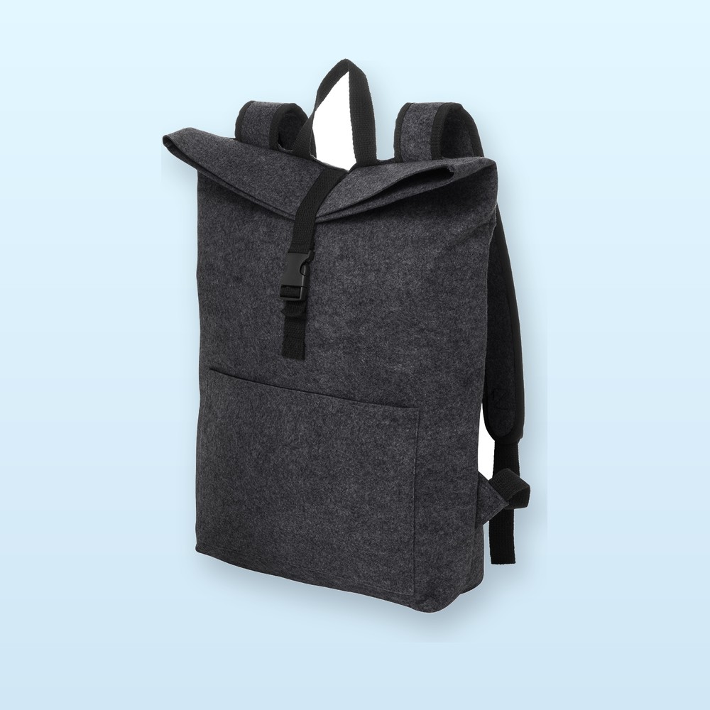 Zaino in Feltro RPET - grigio scuro