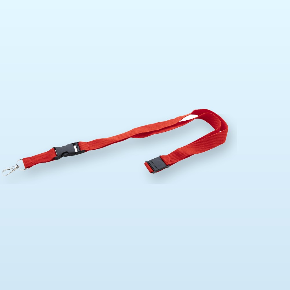 Lanyard in RPET - rosso