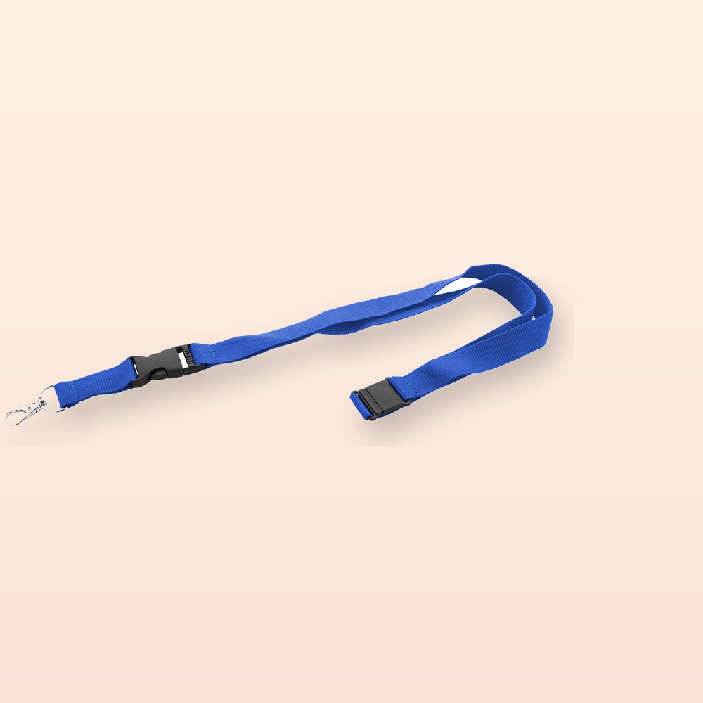 Lanyard in RPET - blu