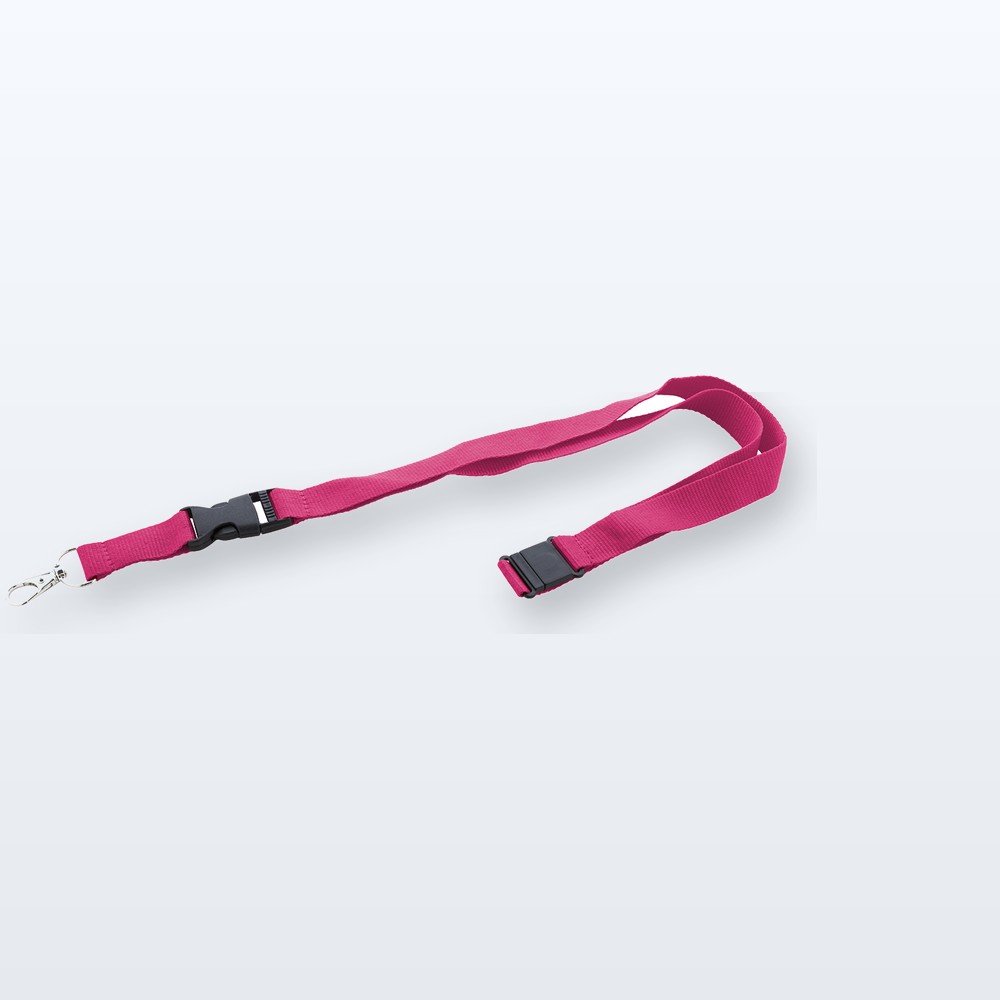 Lanyard in RPET - fucsia