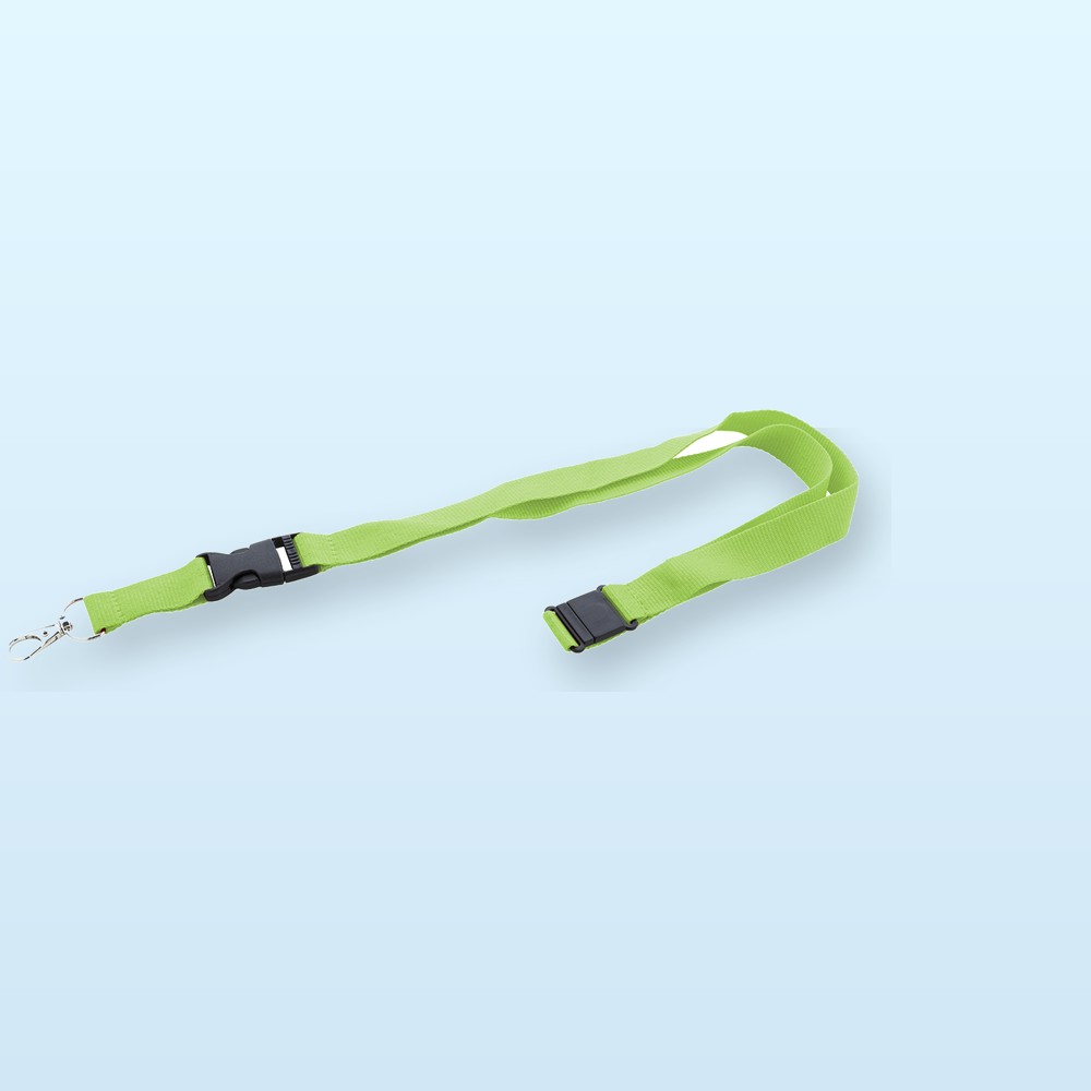 Lanyard in RPET - lime verde