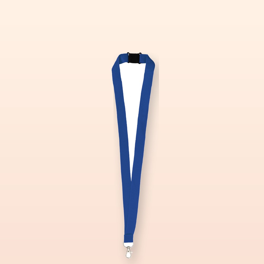 Lanyard in RPET - blu