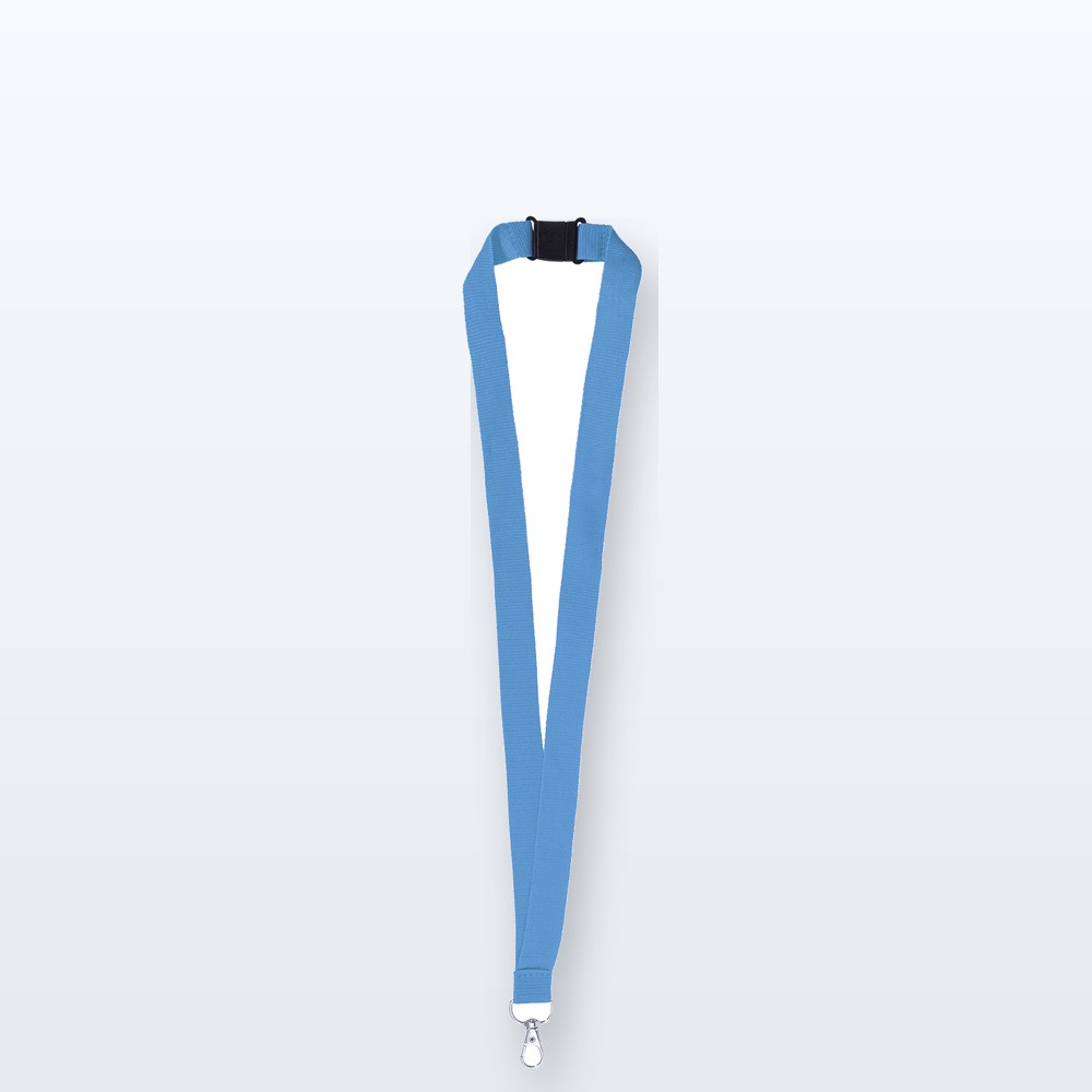Lanyard in RPET - azzurro
