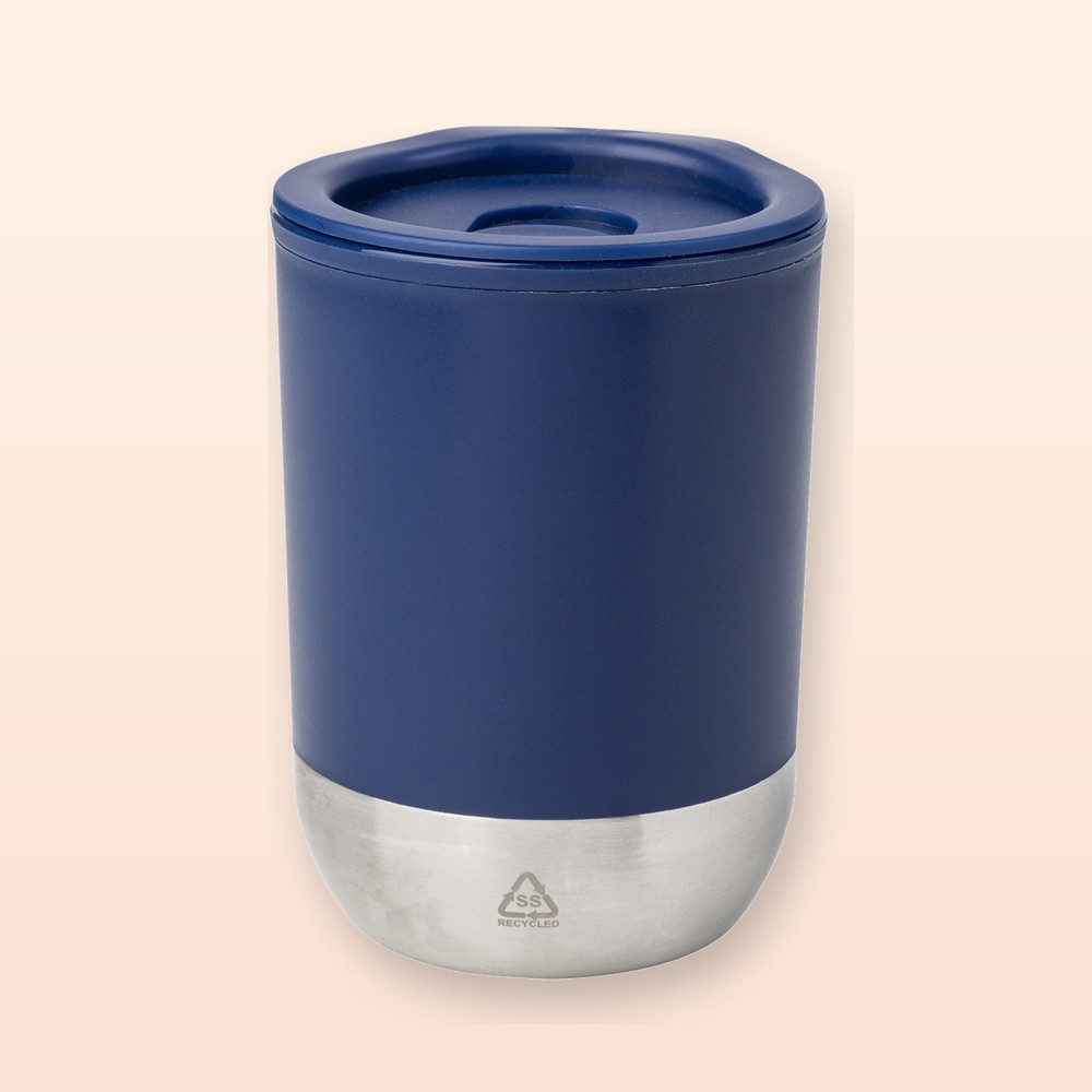 Bicchiere termico - blu scuro