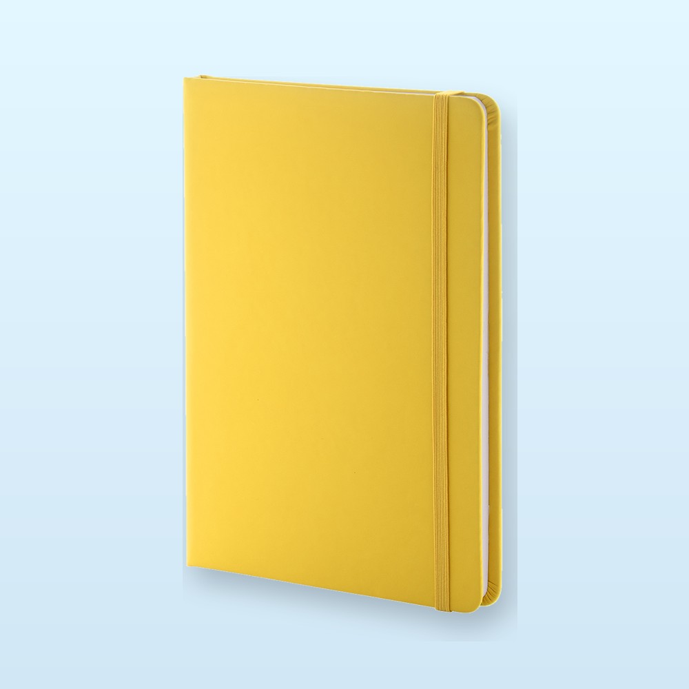 Quaderno in PU riciclata (RPU) - giallo