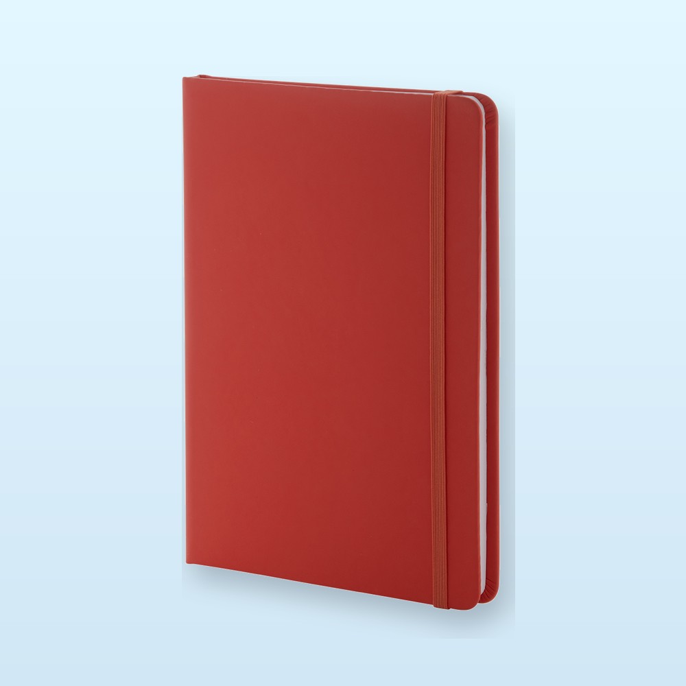 Quaderno in PU riciclata (RPU) - rosso