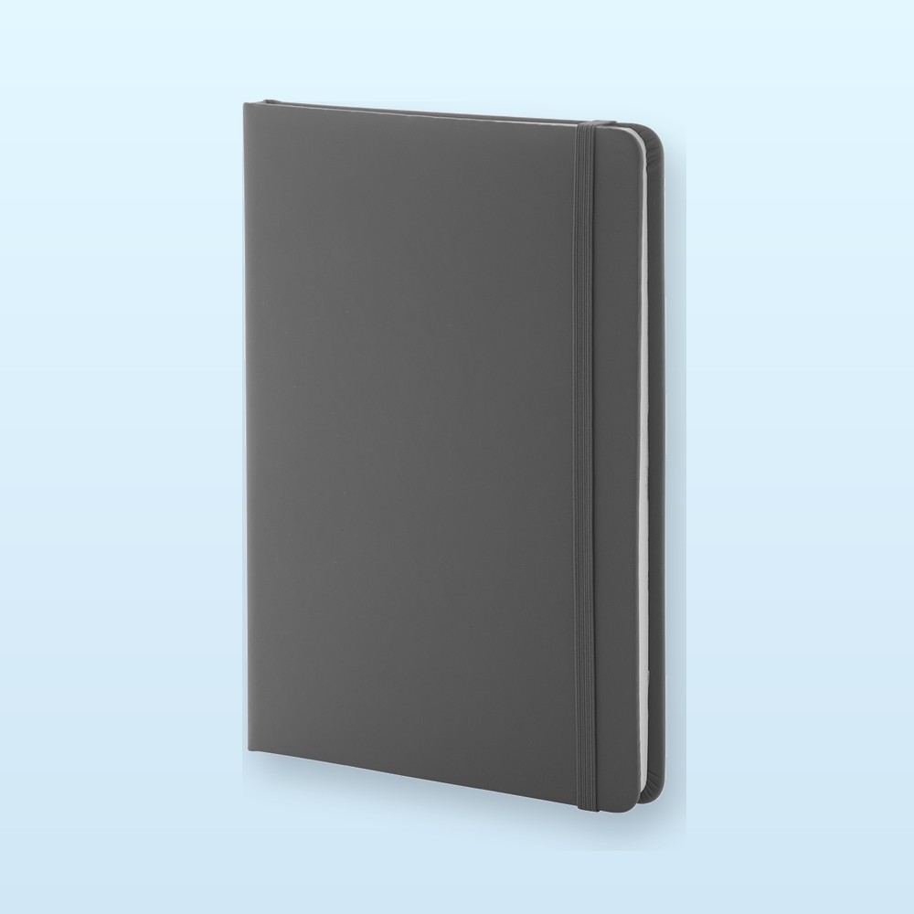 Quaderno in PU riciclata (RPU) - grigio