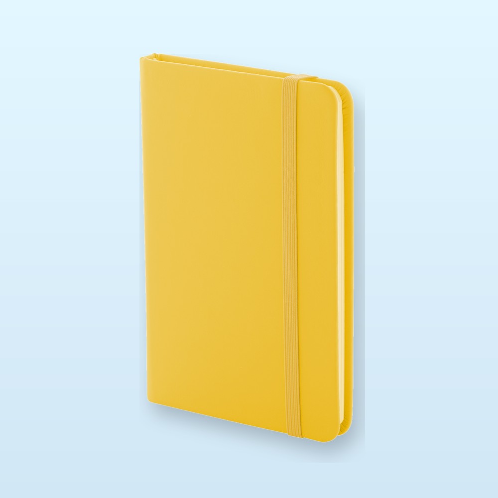 Quaderno in PU riciclato (RPU) - giallo