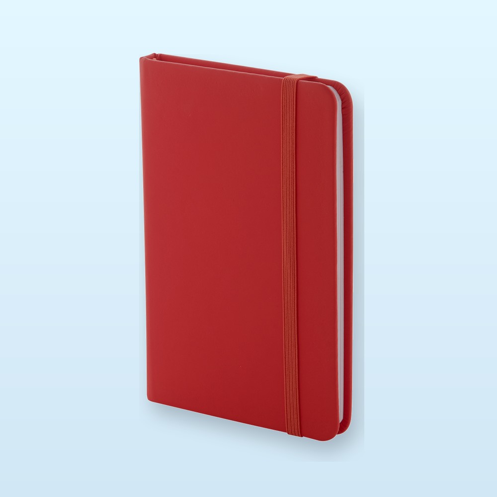Quaderno in PU riciclato (RPU) - rosso