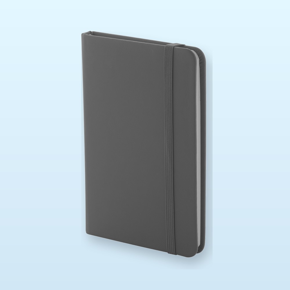 Quaderno in PU riciclato (RPU) - grigio