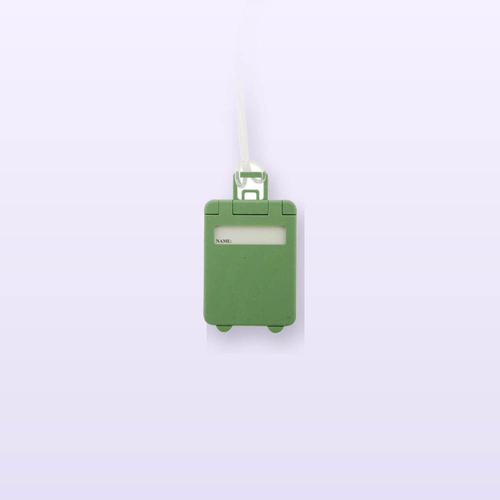 etichetta bagagli - verde
