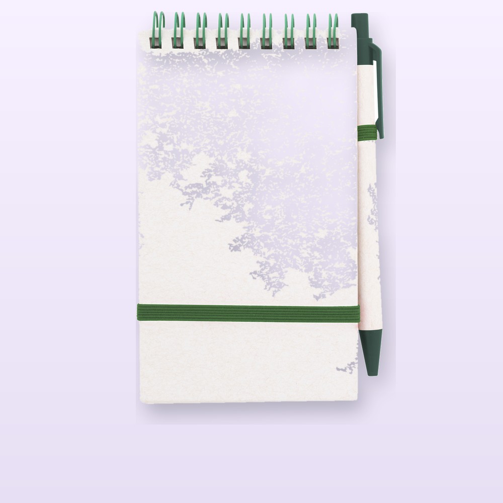 Quaderno in riciclato cartone per il latte - verde