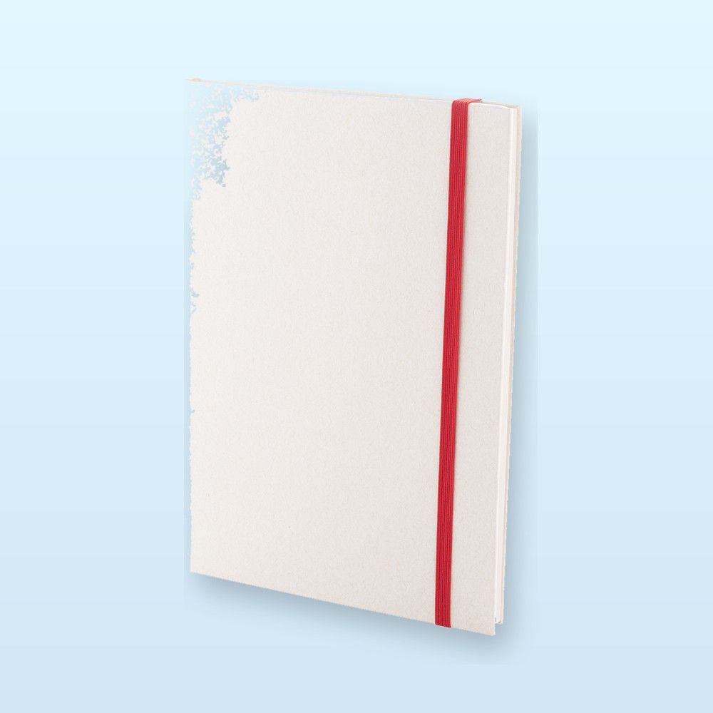 Quaderno in riciclato cartone per il latte - rosso