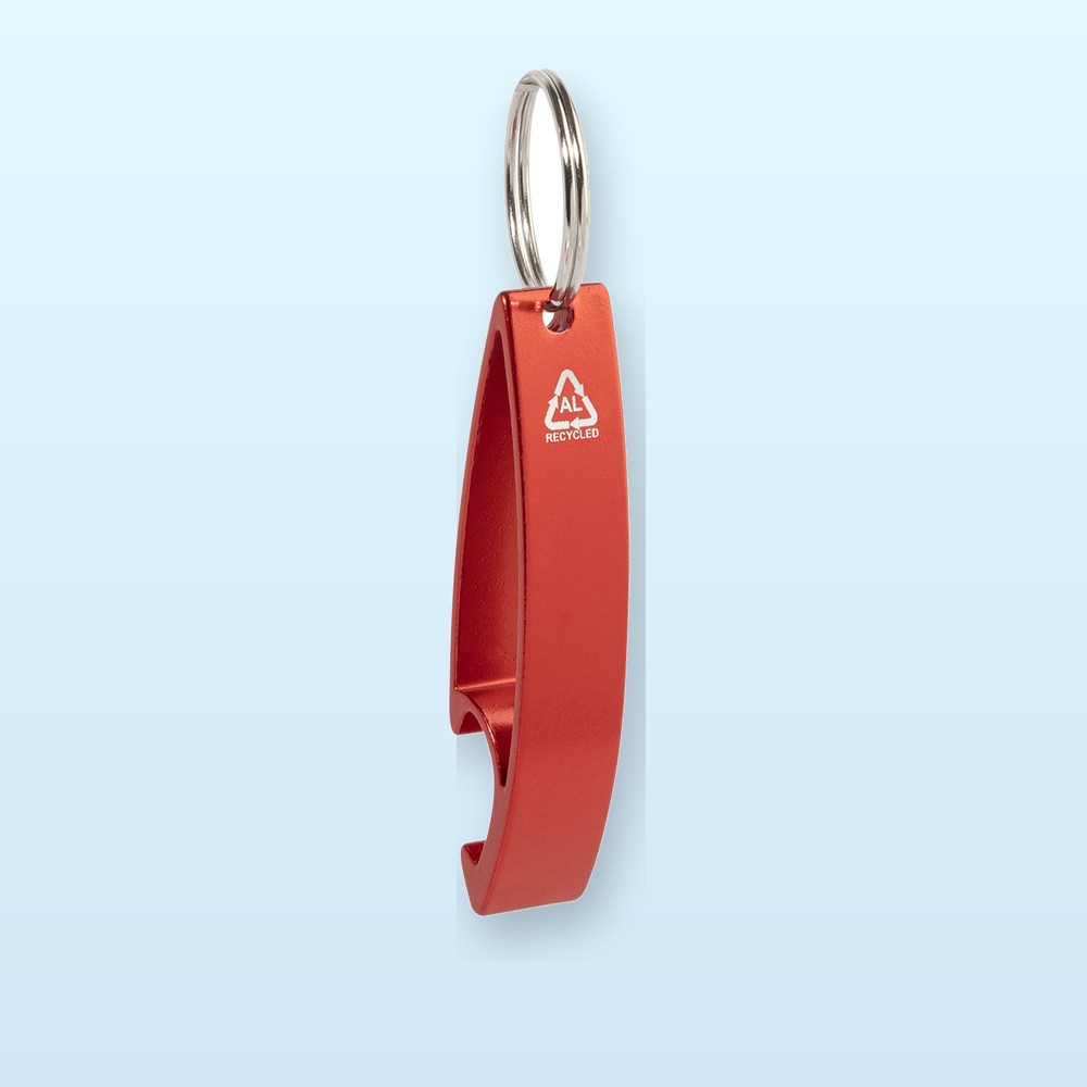Portachiavi con apribottiglie - rosso