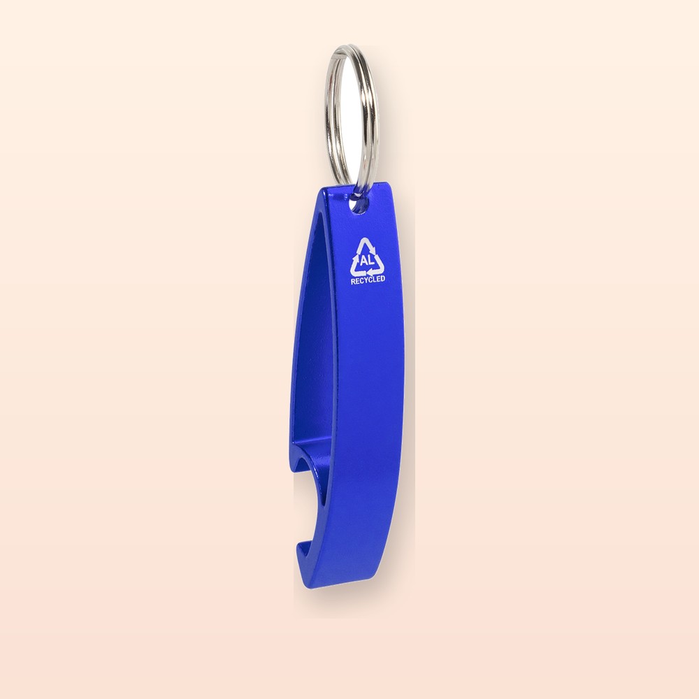 Portachiavi con apribottiglie - blu
