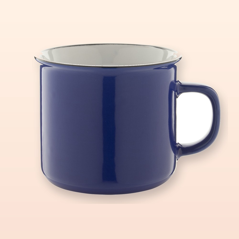 Tazza vintage - blu - bianco