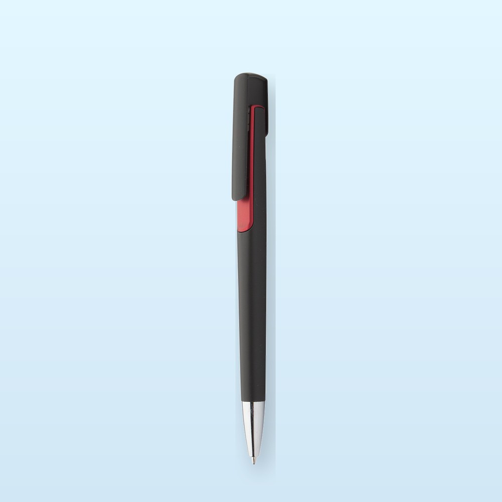 penna a sfera - rosso - nero