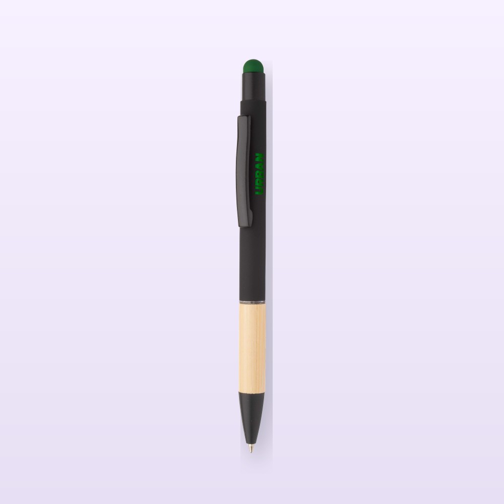 penna a sfera capacitiva - verde scuro - nero