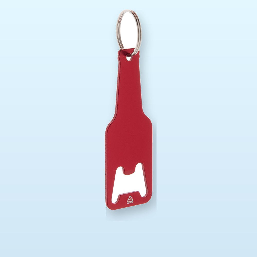 Portachiavi con apribottiglie - rosso