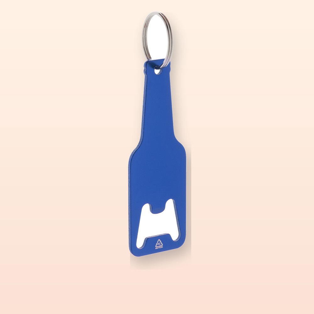 Portachiavi con apribottiglie - blu