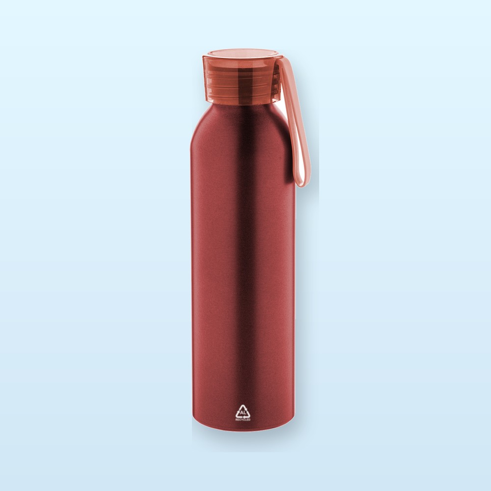 Borraccia in alluminio riciclato - rosso