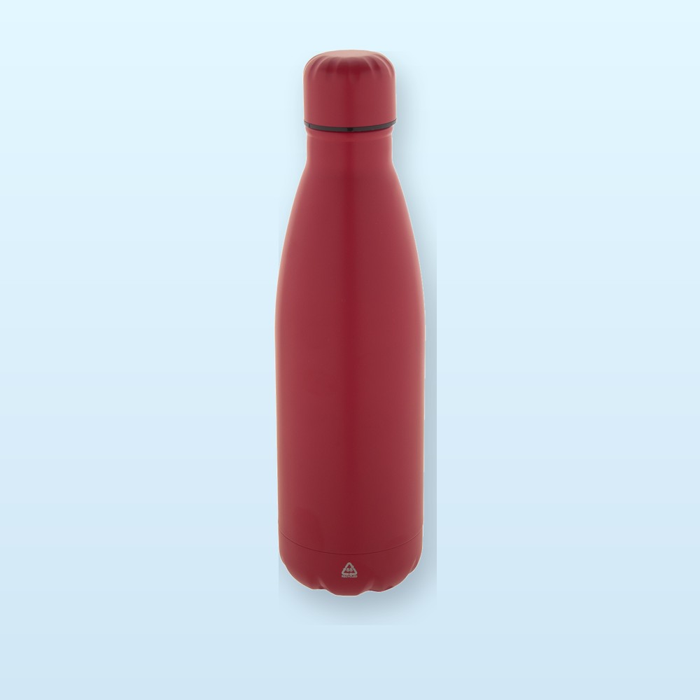 Borraccia in acciaio riciclato - rosso