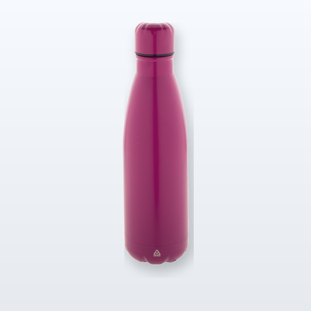Borraccia in acciaio riciclato - fucsia
