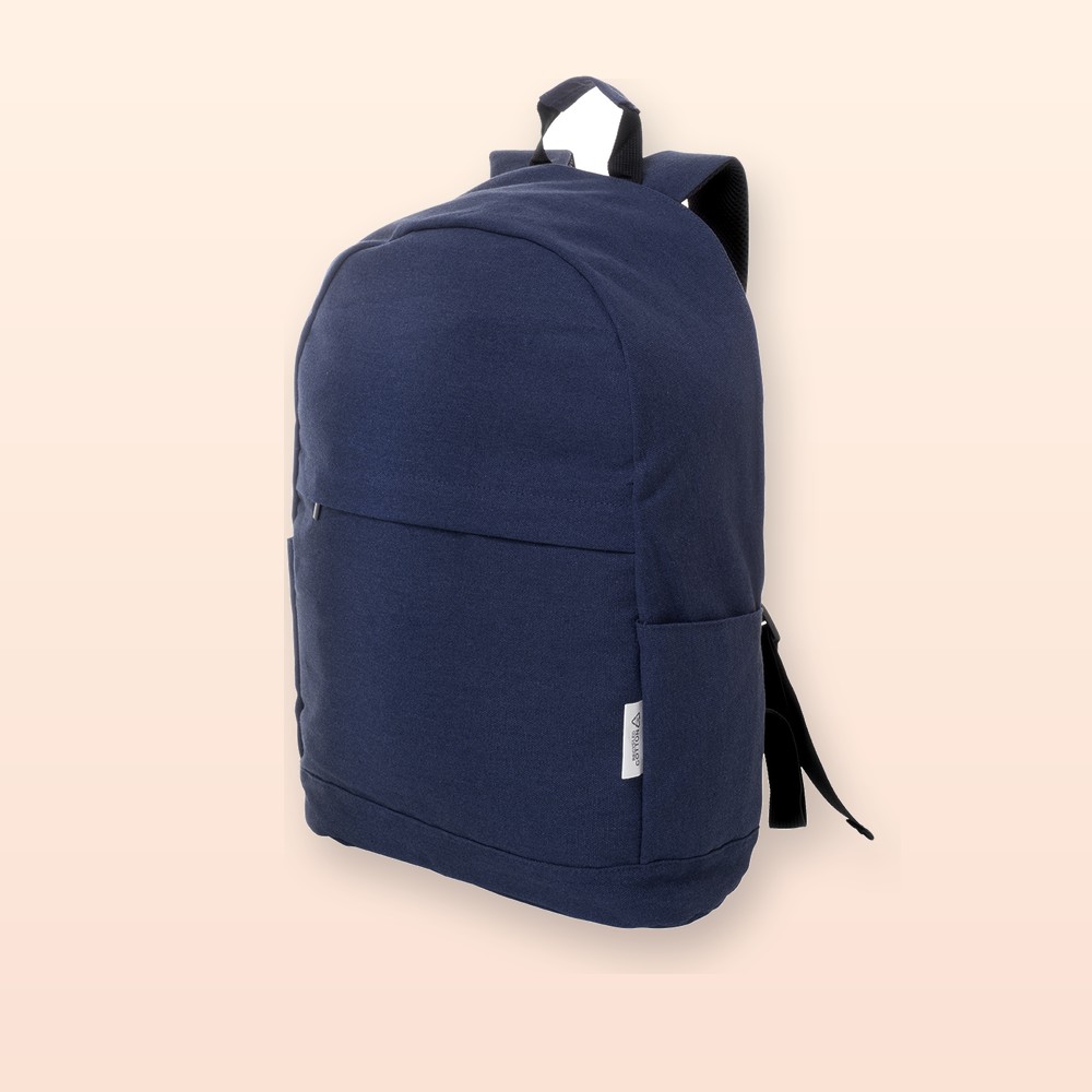 Zaino in tela riciclata - blu scuro