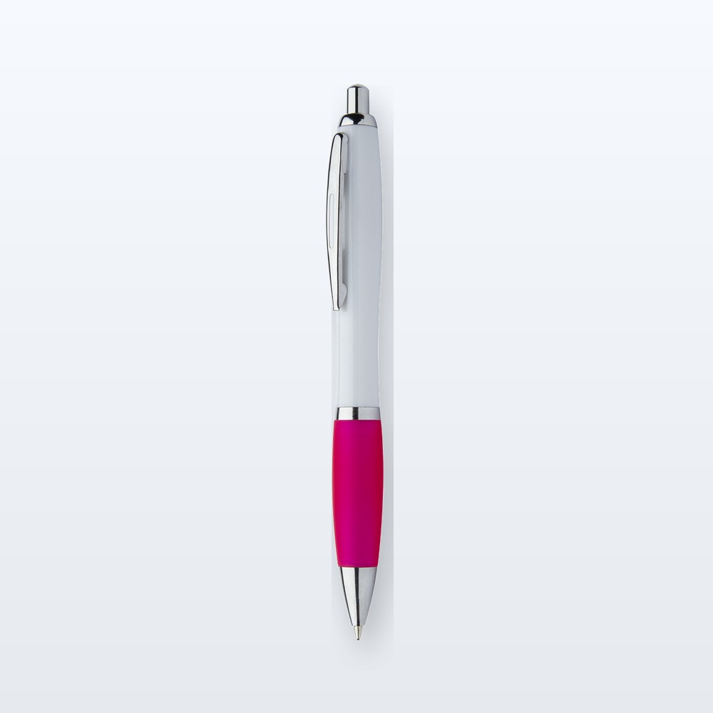 Penna a sfera in RABS - fucsia - bianco