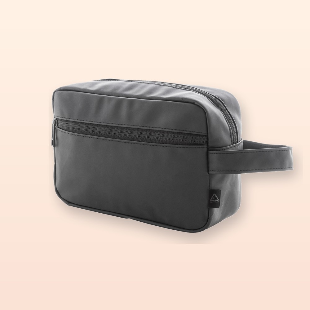 Trousse per cosmetici in RPU - nero