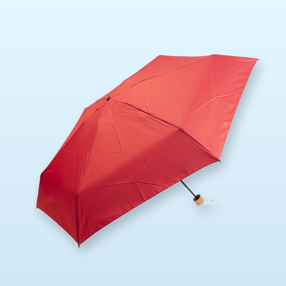 Mini ombrello in RPET - rosso