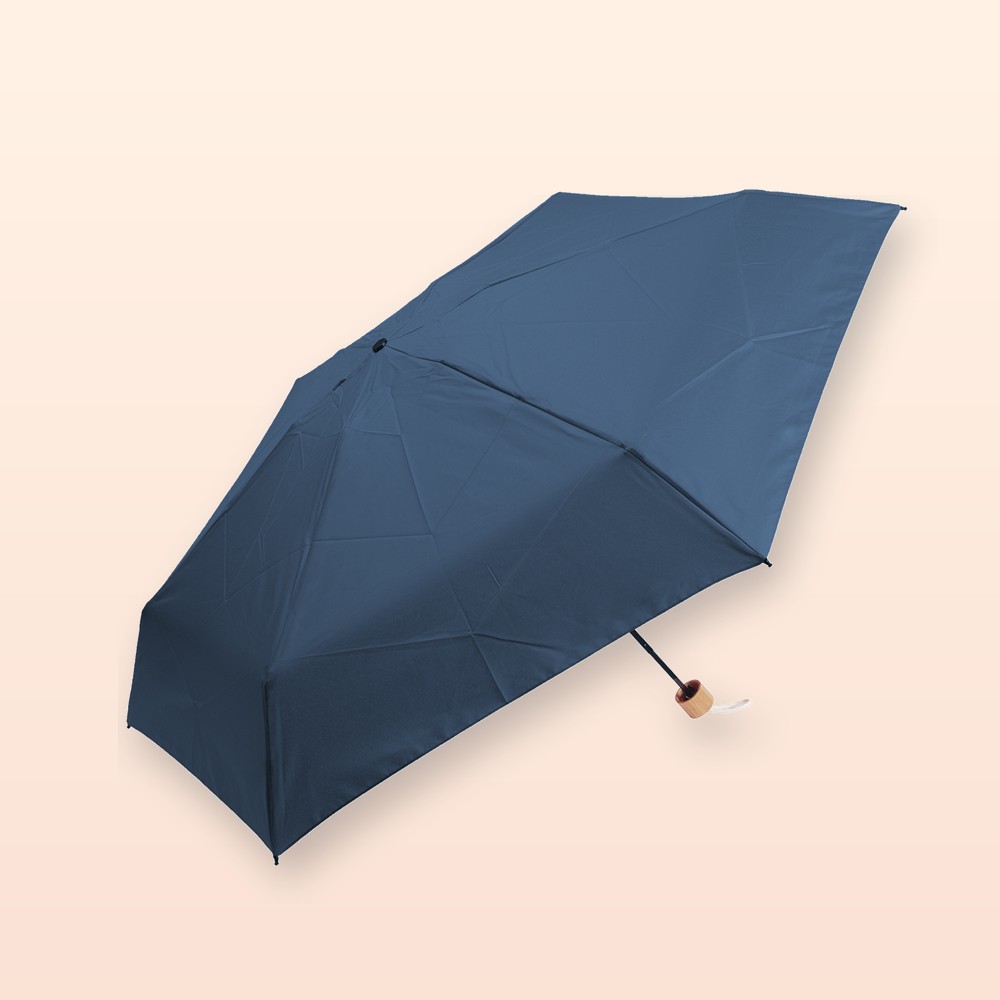 Mini ombrello in RPET - blu scuro