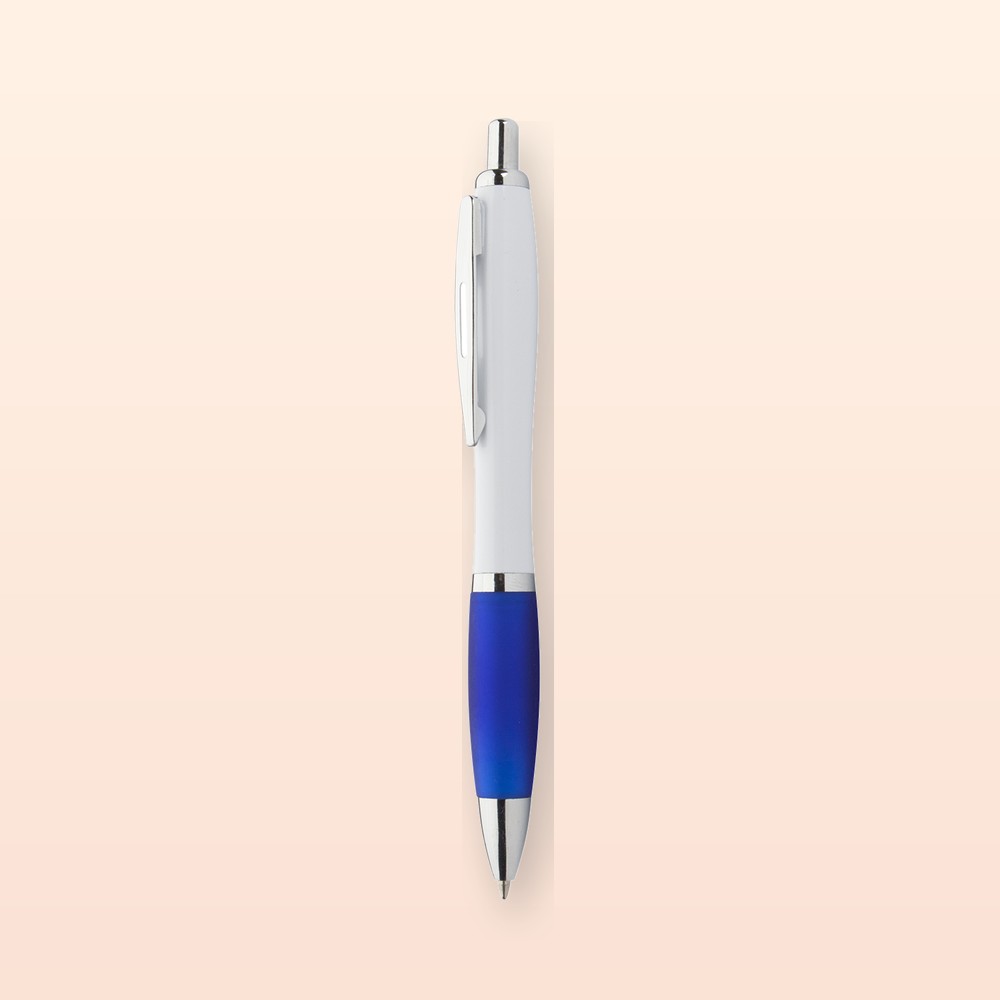 penna a sfera - blu - bianco