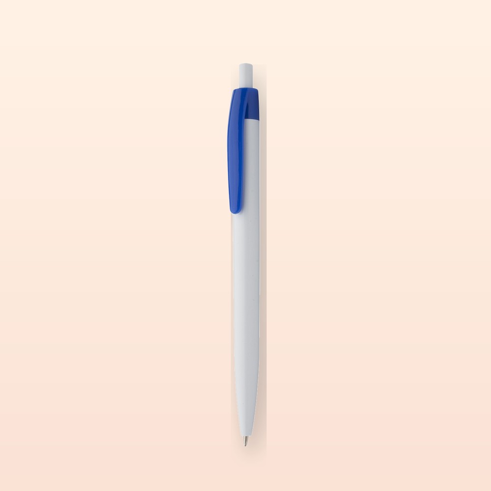 penna a sfera - blu - bianco