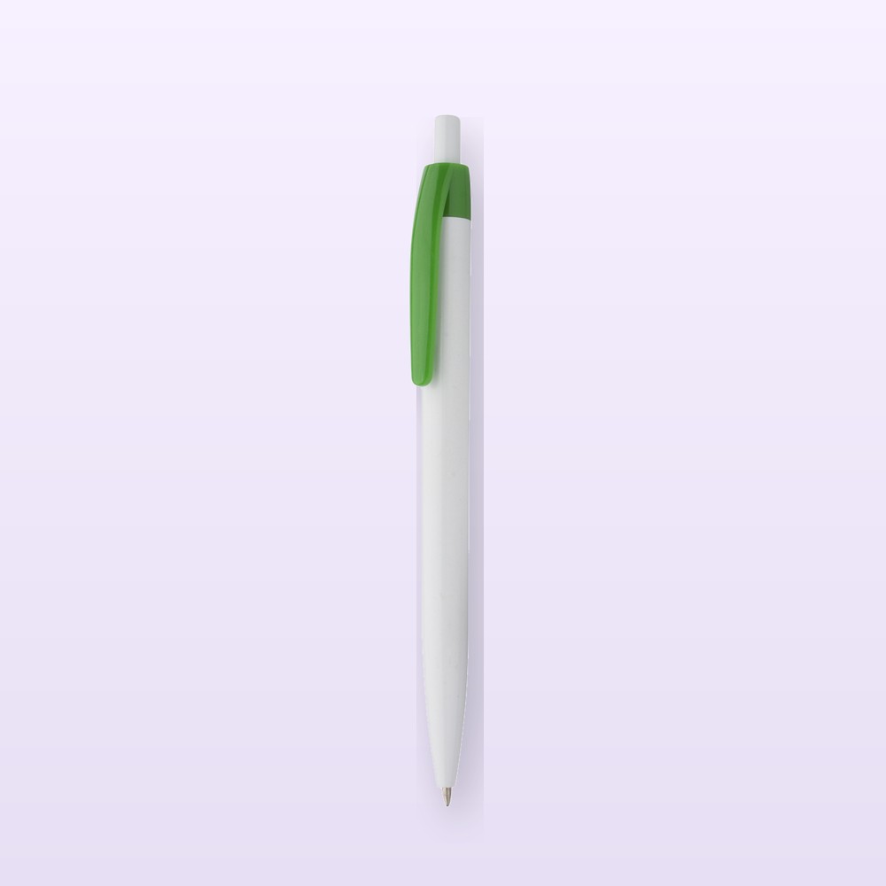 penna a sfera - verde - bianco