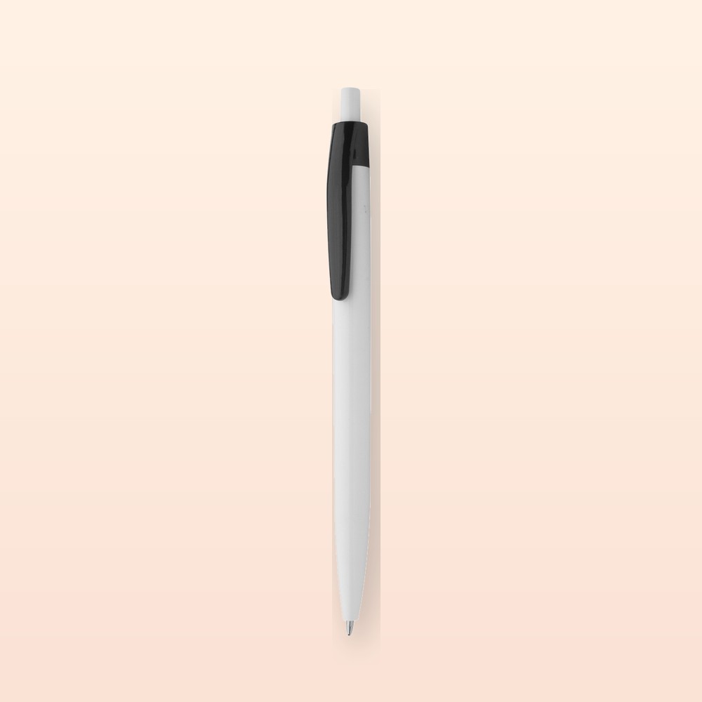 penna a sfera - nero - bianco