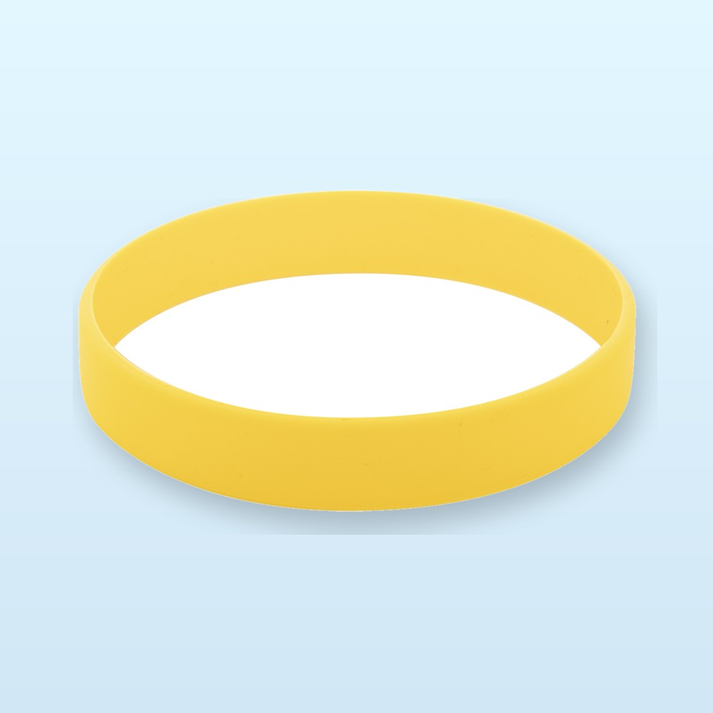 braccialetto in silicone - giallo