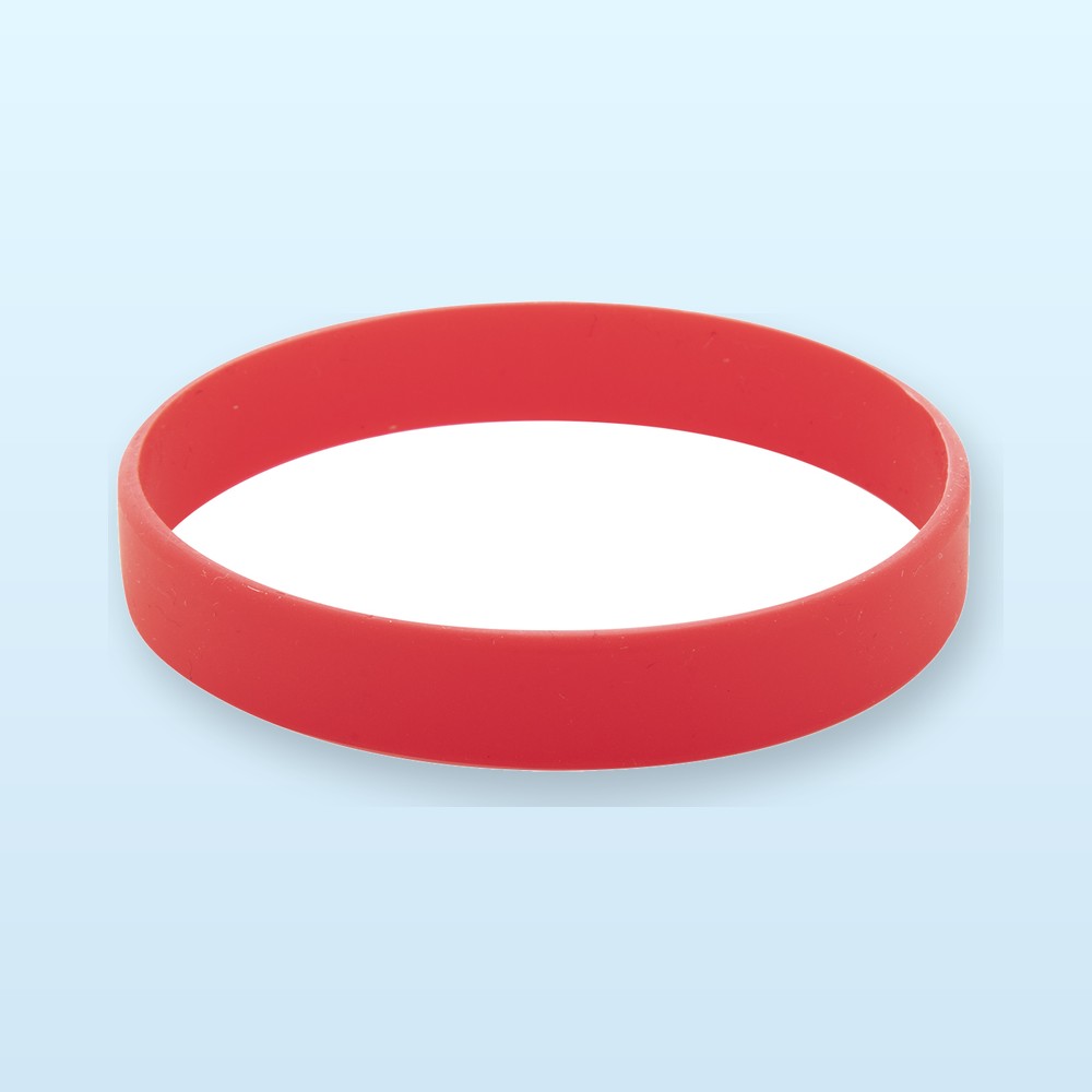 braccialetto in silicone - rosso