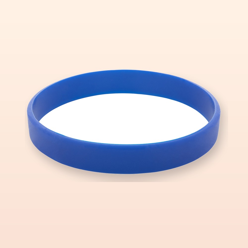 braccialetto in silicone - blu