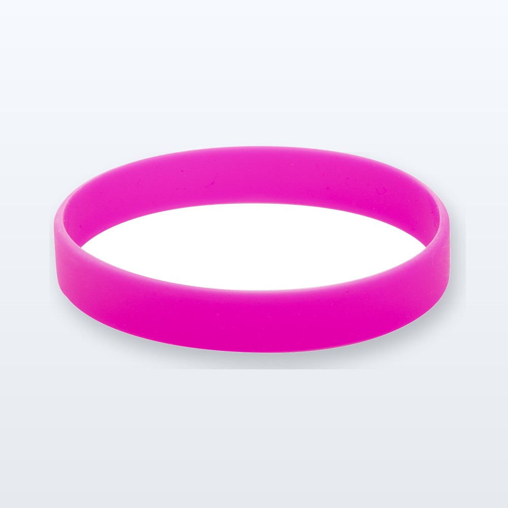 braccialetto in silicone - fucsia