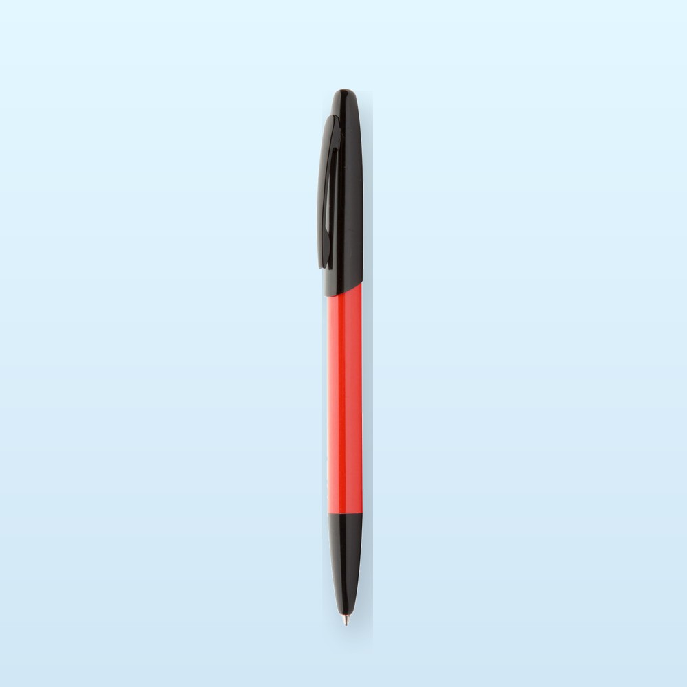 penna a sfera - rosso - nero