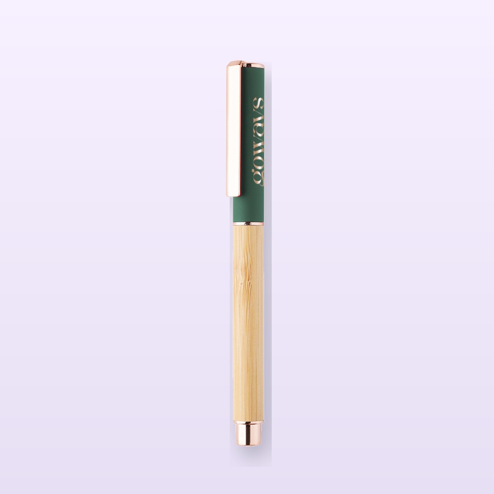 Penna roller - verde - naturale