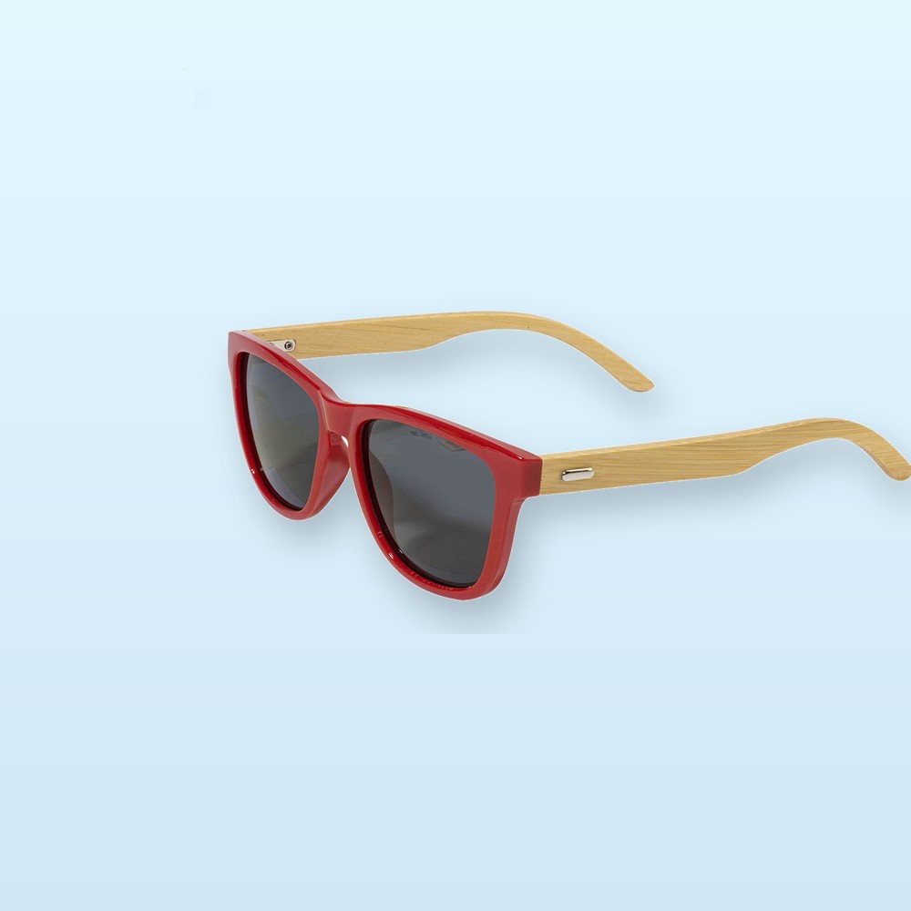 occhiali da sole - rosso - naturale