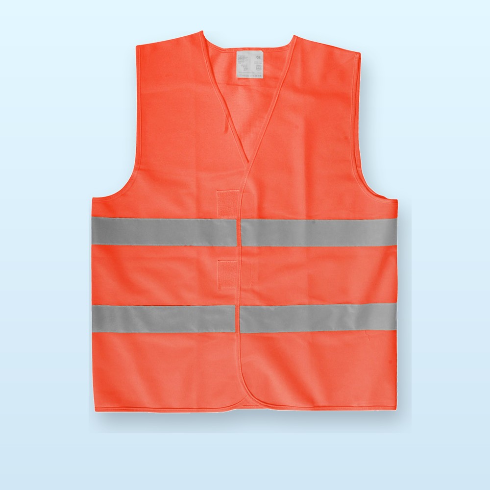 gilet alta visibilità - arancione sicurezza - M