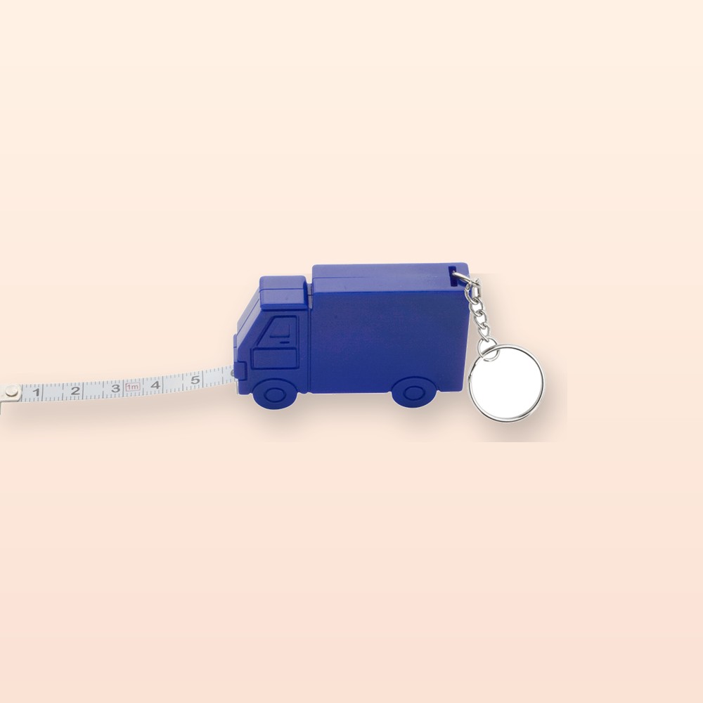 portachiavi camion con flessometro - blu